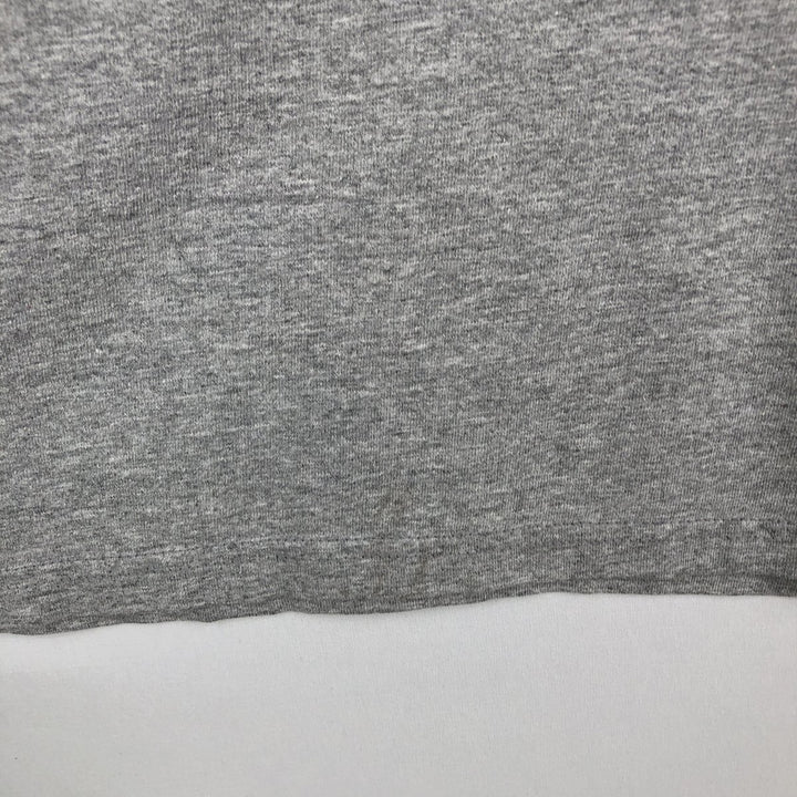 2000'S Nike Team College Long-Sleeve T-Shirt (Men's Size L) cotton gray type Vintage Second Hand