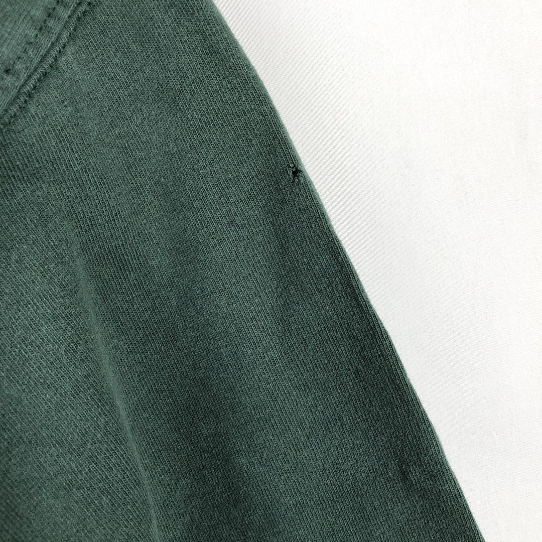 Carhartt Solid Pocket Long T-Shirt, Men's Size Medium cotton green type Vintage Second Hand