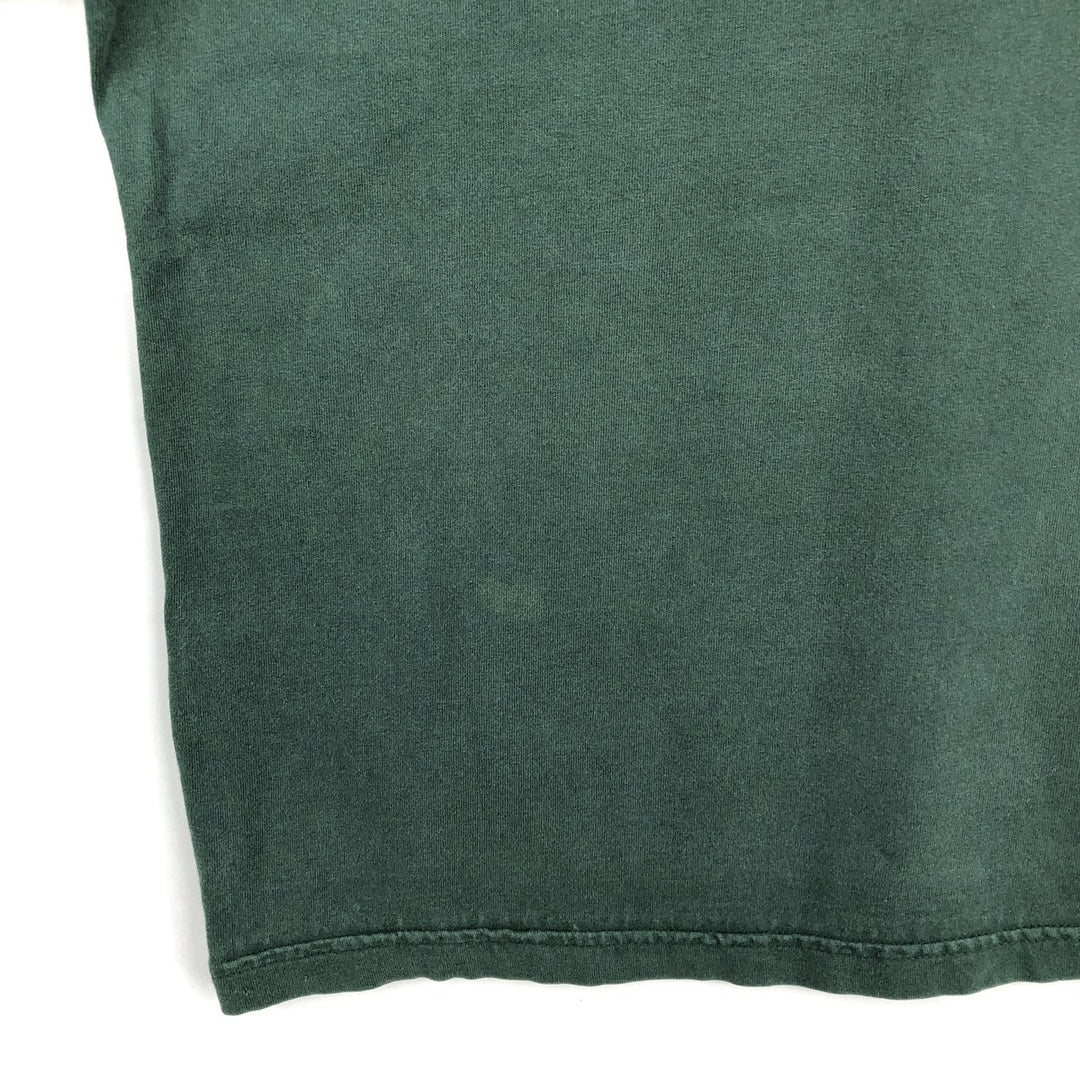 Carhartt Solid Pocket Long T-Shirt, Men's Size Medium cotton green type Vintage Second Hand