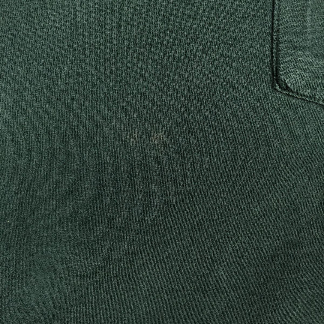 Carhartt Solid Pocket Long T-Shirt, Men's Size Medium cotton green type Vintage Second Hand