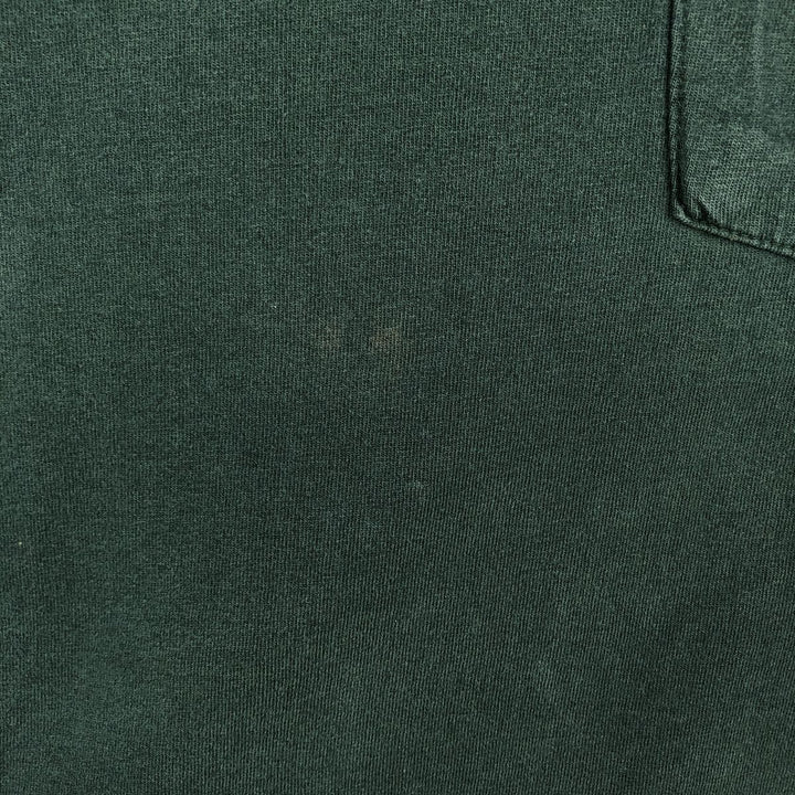Carhartt Solid Pocket Long T-Shirt, Men's Size Medium cotton green type Vintage Second Hand