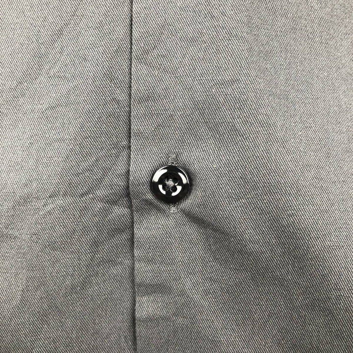 Dickies FLEX Short-Sleeve Work Shirt, Boxy Shirt, Men's Size XL polyester Charcoal Vintage Second Hand