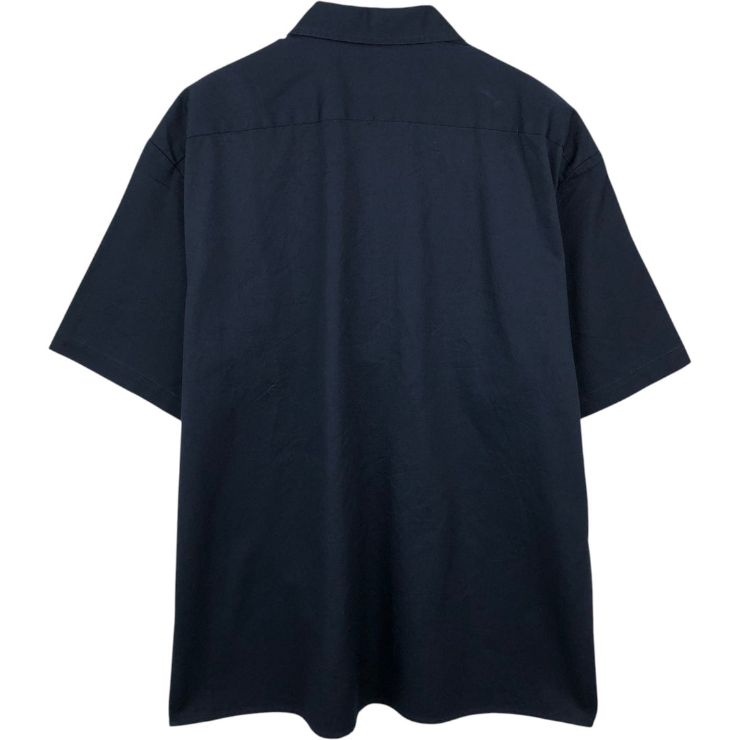 Dickies ACDelco Short-Sleeve Work Shirt, Boxy Shirt, Men's Size XL (approx.) polyester navy blue type Vintage Second Hand
