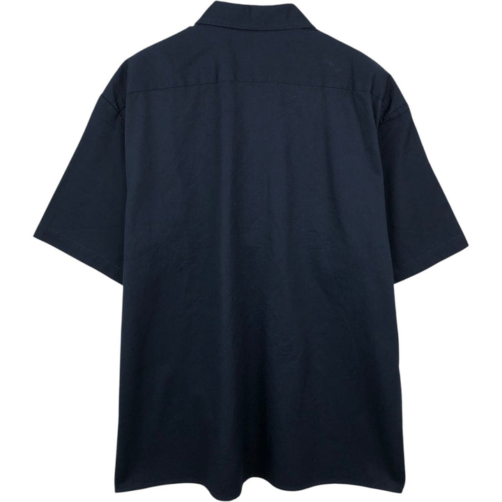Dickies ACDelco Short-Sleeve Work Shirt, Boxy Shirt, Men's Size XL (approx.) polyester navy blue type Vintage Second Hand