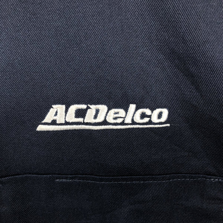 Dickies ACDelco Short-Sleeve Work Shirt, Boxy Shirt, Men's Size XL (approx.) polyester navy blue type Vintage Second Hand
