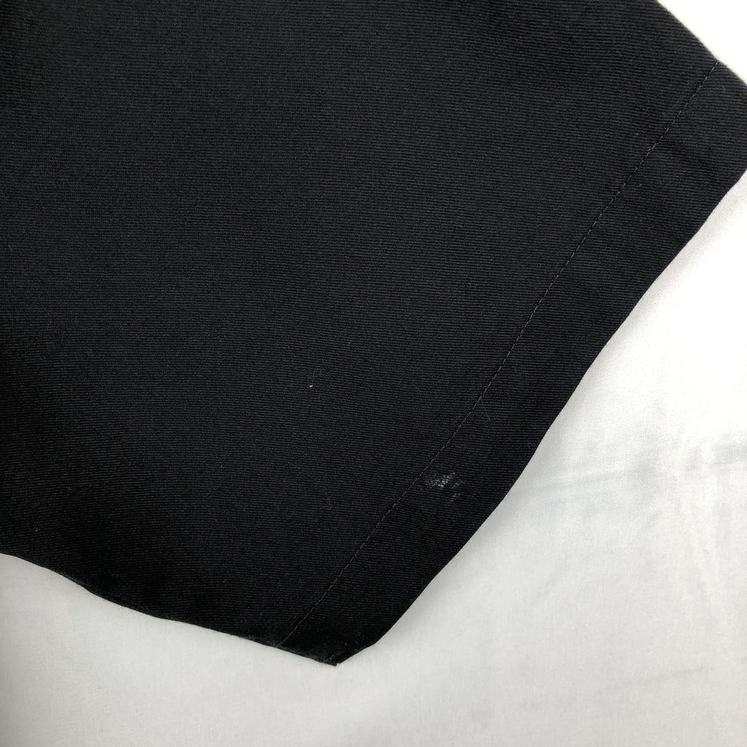 Dickies Corona Extra Short-Sleeve Work Shirt, Boxy Shirt, Men's Size L (approx.) polyester black type Vintage Second Hand
