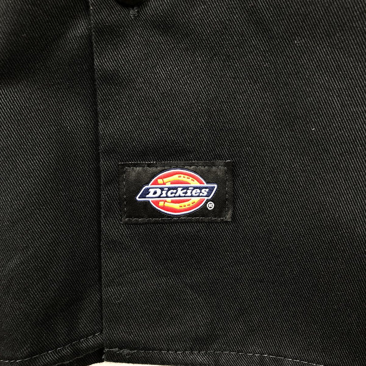 Dickies Short Sleeve Work Shirt Box Shirt Men's XL polyester black type Vintage Second Hand