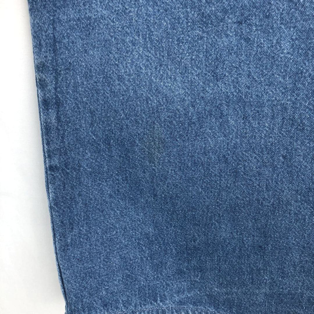 Dickies denim short-sleeved work shirt, boxy fit, men's size XL. cotton blue type Vintage Second Hand
