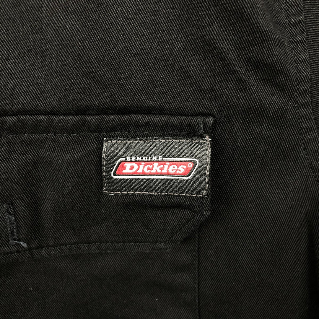 Dickies Short Sleeve Work Shirt Box Shirt Men's XL cotton black type Vintage Second Hand