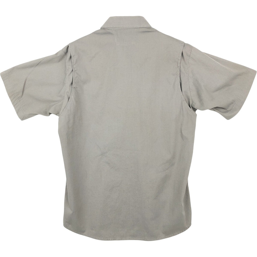 Carhartt Advertising Short-Sleeve Work Shirt, Men's Size M (approx.) unclear gray type Vintage Second Hand