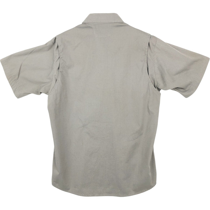 Carhartt Advertising Short-Sleeve Work Shirt, Men's Size M (approx.) unclear gray type Vintage Second Hand