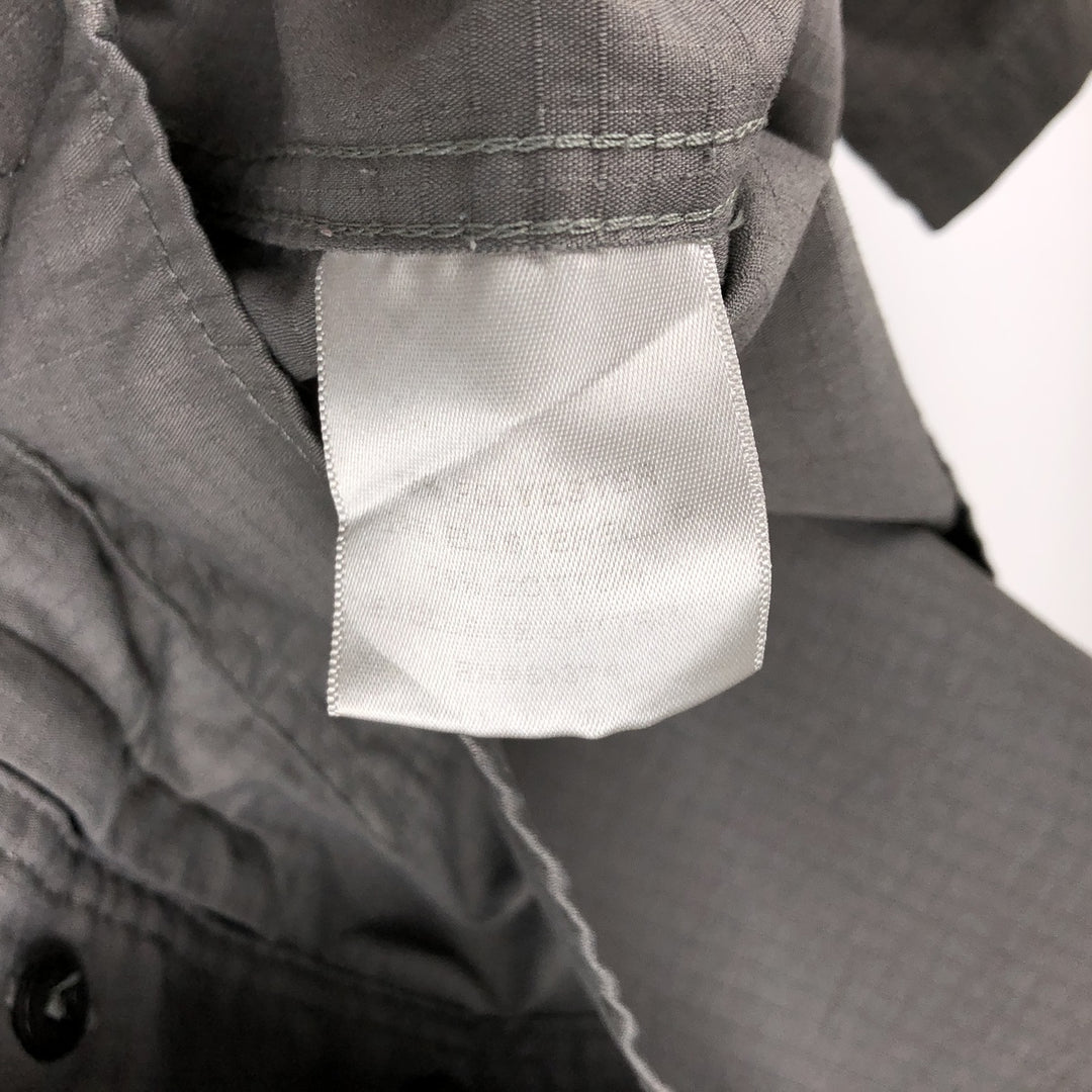 Carhartt Advertising Short-Sleeve Work Shirt, Men's Size M (approx.) unclear gray type Vintage Second Hand
