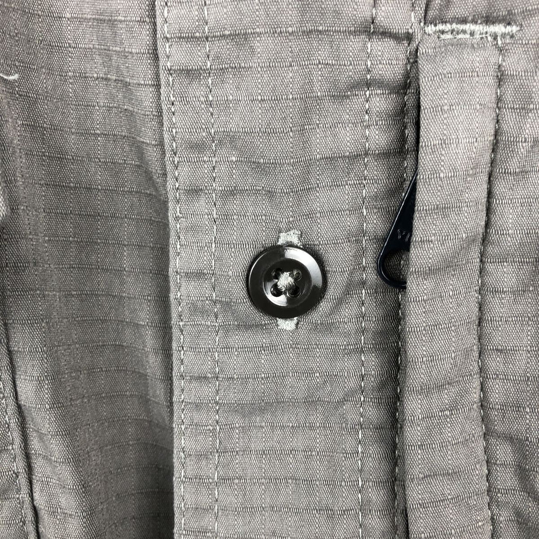 Carhartt Advertising Short-Sleeve Work Shirt, Men's Size M (approx.) unclear gray type Vintage Second Hand