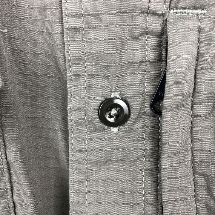 Carhartt Advertising Short-Sleeve Work Shirt, Men's Size M (approx.) unclear gray type Vintage Second Hand