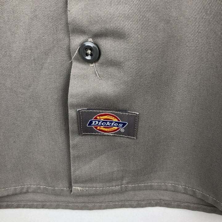 Dickies Monster Jam Short-Sleeve Work Shirt, Boxy Shirt, Men's Size M (approx.) polyester gray type Vintage Second Hand