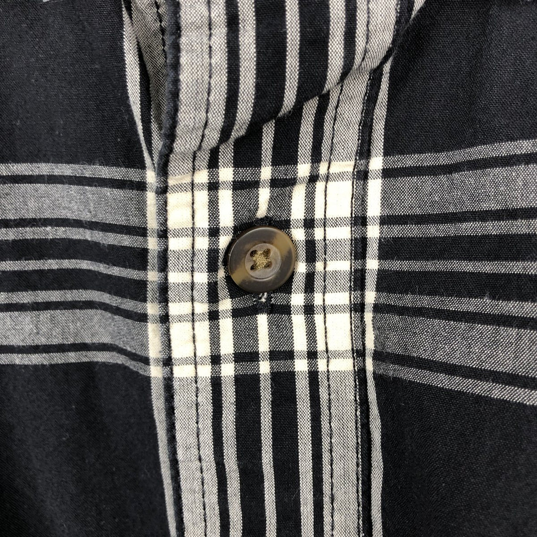Carhartt RELAXED FIT Check Pattern Button-down Short Sleeve Work Shirt, Men's XL cotton black type Vintage Second Hand