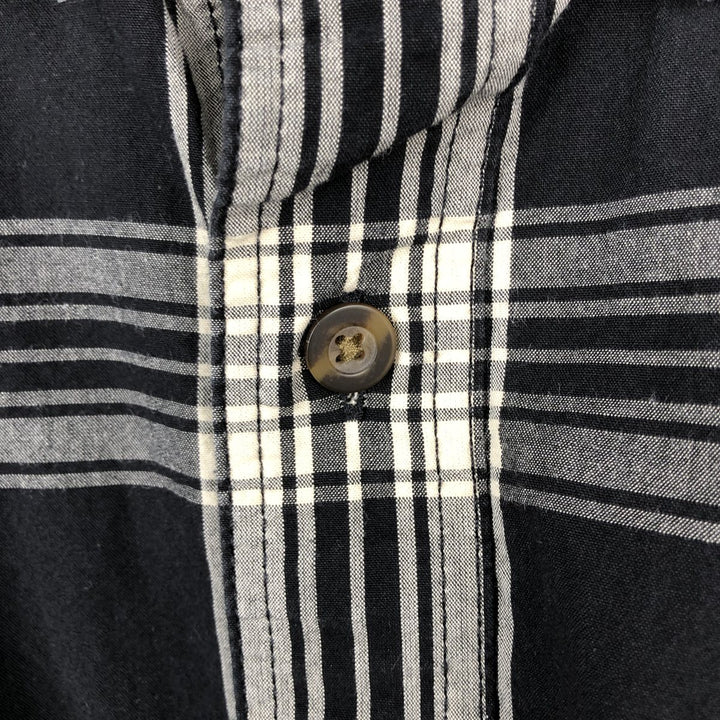 Carhartt RELAXED FIT Check Pattern Button-down Short Sleeve Work Shirt, Men's XL cotton black type Vintage Second Hand