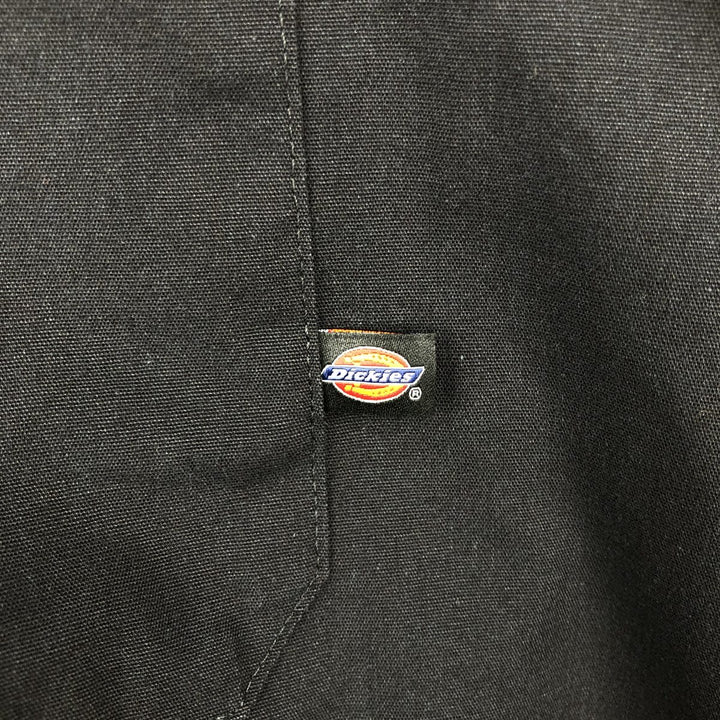 Dickies Firestone BRIDGESTONE Short-Sleeve Work Shirt, Boxy Shirt, Men's Size M (approx.) polyester black type Vintage Second Hand