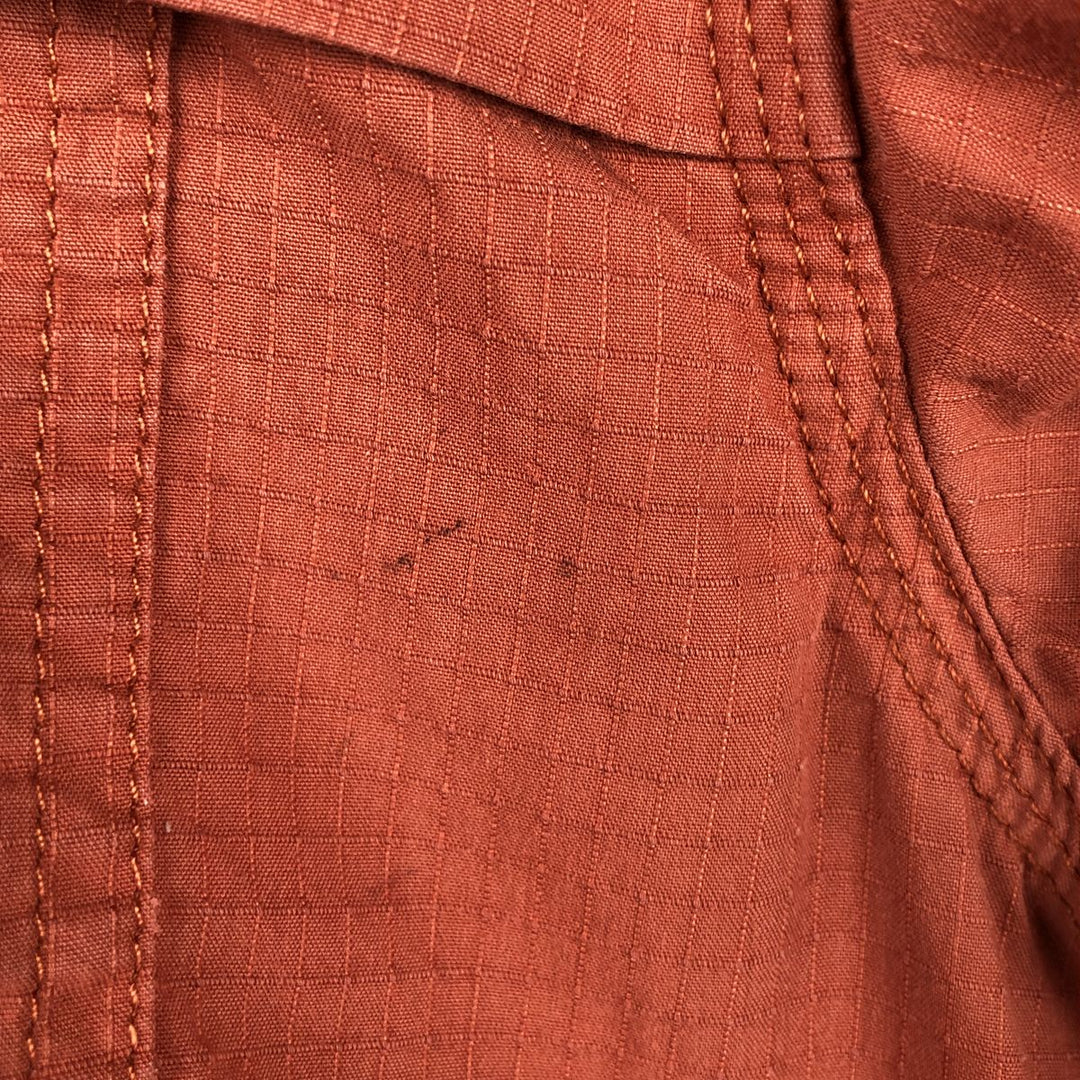 Carhartt Relaxed Fit Ripstop Short-Sleeve Work Shirt, Men's Size XL (approx.) cotton orange type Vintage Second Hand