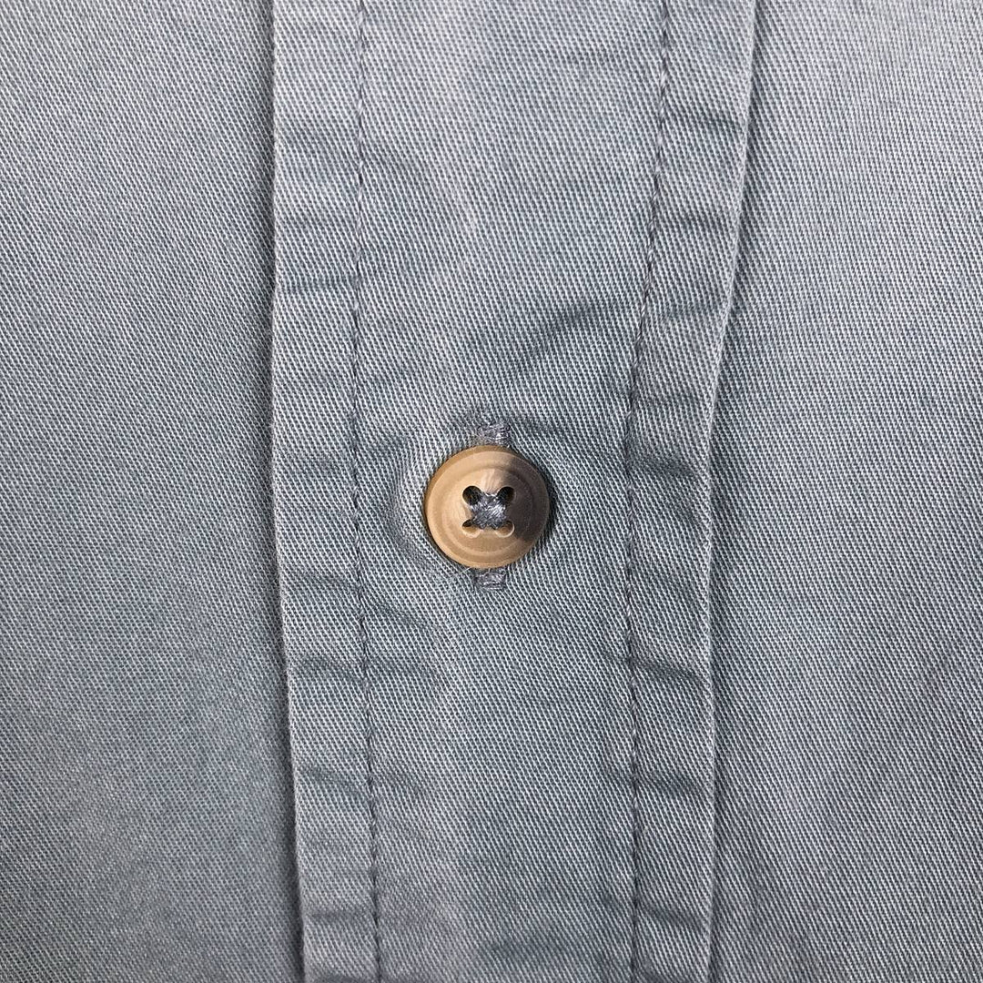Wrangler short-sleeved cotton shirt, men's size M (approx.), vintage. cotton blue type Vintage Second Hand