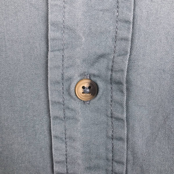 Wrangler short-sleeved cotton shirt, men's size M (approx.), vintage. cotton blue type Vintage Second Hand
