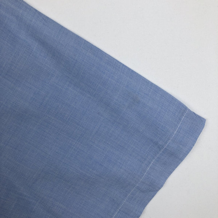 Brooks Brothers 1818 REGENT Short-Sleeve Button-Down Shirt, Men's Size XL (approx.) cotton Blue type light blue Vintage Second Hand