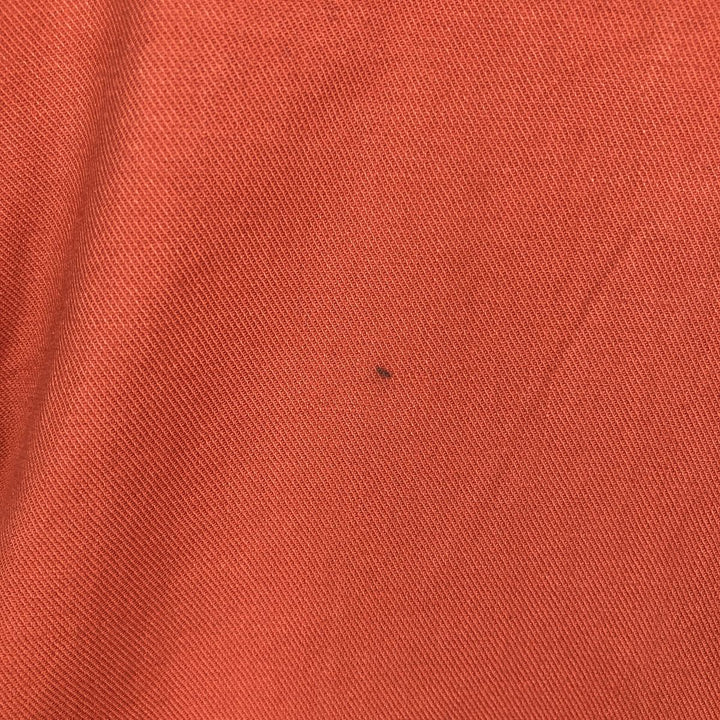 90s-00'S L.L.Bean Traditional Fit Short-Sleeve Cotton Shirt, Men's Size M (approx.) cotton orange type Vintage Second Hand