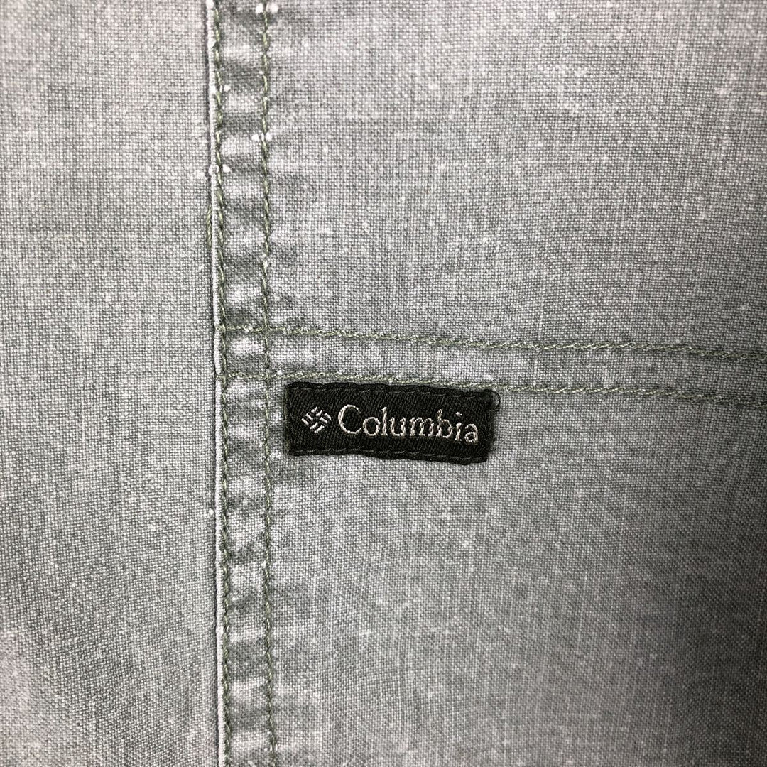 1990'S Columbia White Tag Short-Sleeve Shirt, Men's Size XL (Vintage) unclear Khaki type sage green Vintage Second Hand