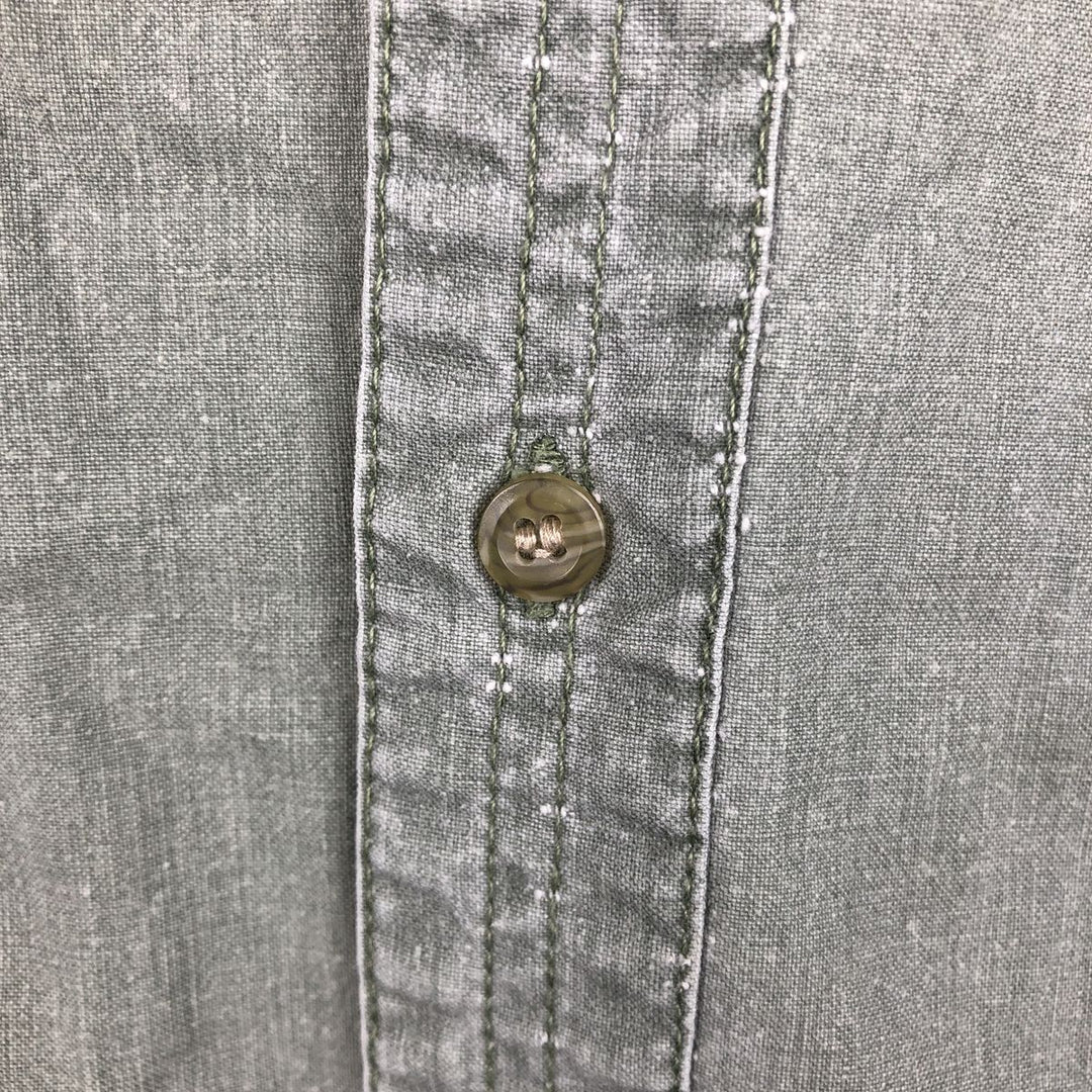 1990'S Columbia White Tag Short-Sleeve Shirt, Men's Size XL (Vintage) unclear Khaki type sage green Vintage Second Hand