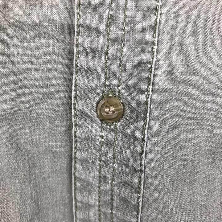 1990'S Columbia White Tag Short-Sleeve Shirt, Men's Size XL (Vintage) unclear Khaki type sage green Vintage Second Hand