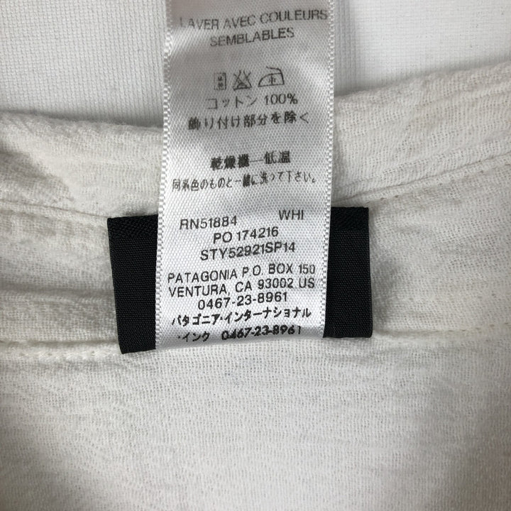 Patagonia Organic Cotton A Organic cotton white type Vintage Second Hand