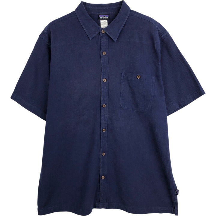 Patagonia Organic Cotton A Organic cotton navy blue type Vintage Second Hand