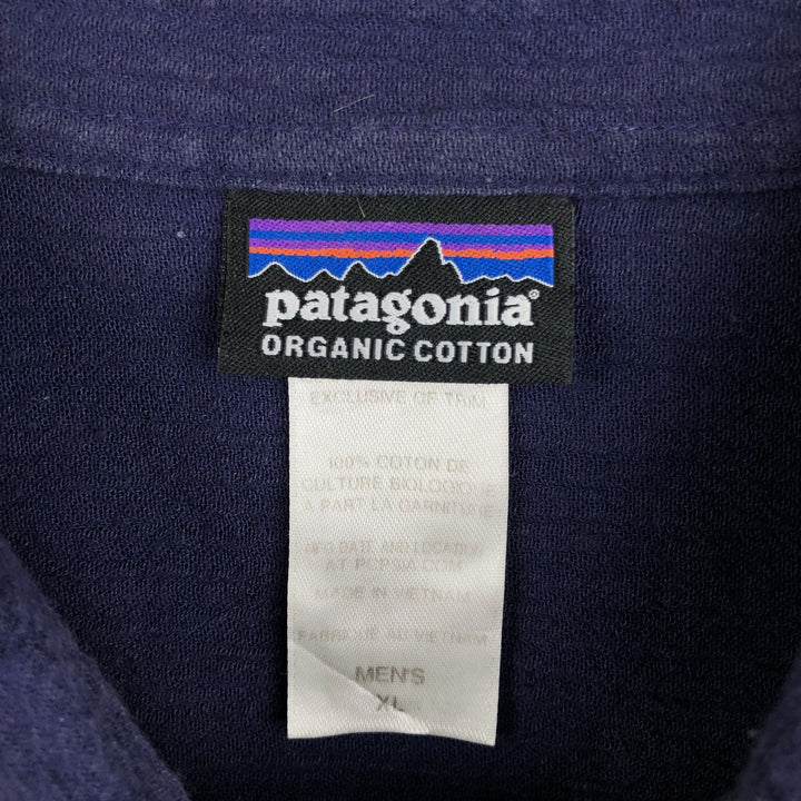 Patagonia Organic Cotton A Organic cotton navy blue type Vintage Second Hand