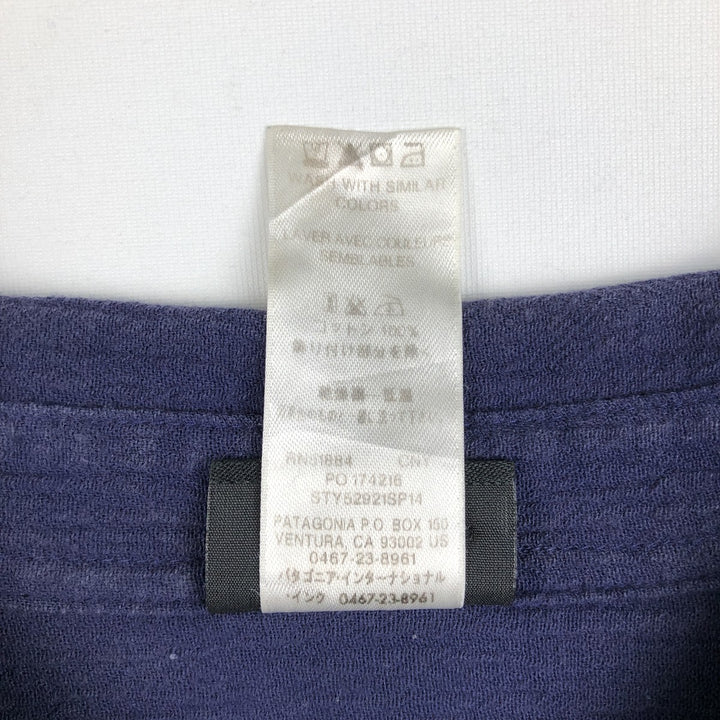 Patagonia Organic Cotton A Organic cotton navy blue type Vintage Second Hand