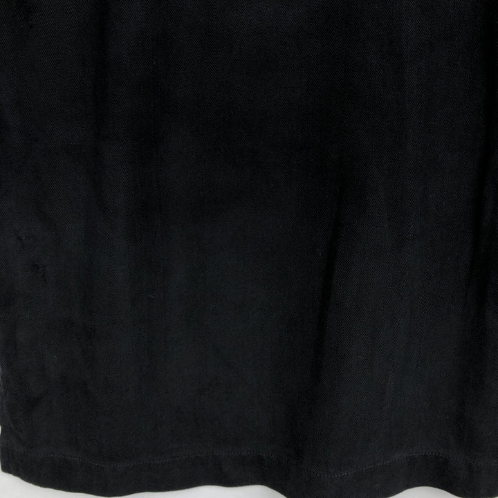 Tommy Bahama Relax Short-Sleeve Open-Collar Silk Shirt, Boxy Fit, Men's Size L (approx.) silk black type Vintage Second Hand