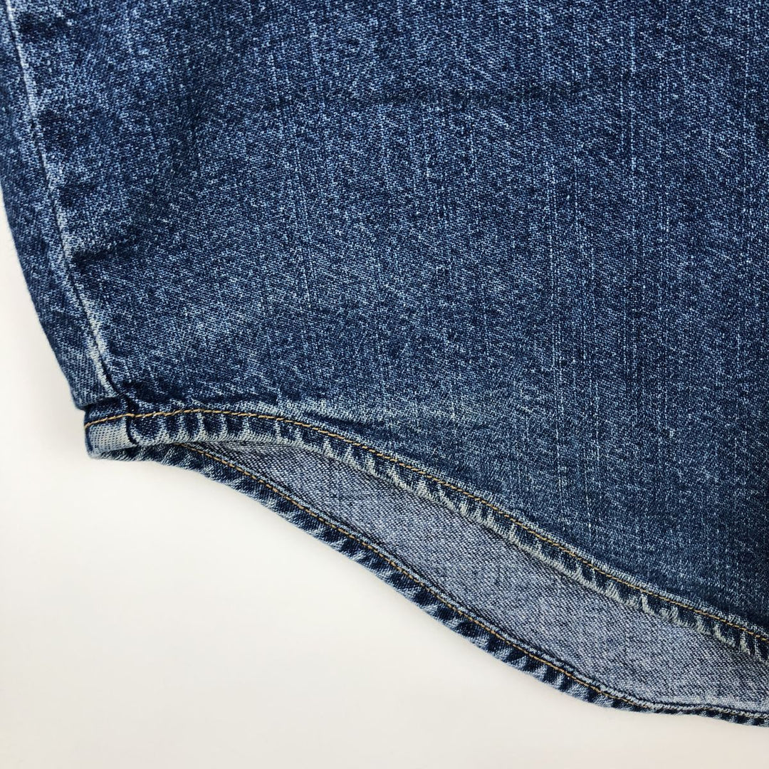 Levi's Jeans Long-Sleeve Denim Shirt, Men's Size XL (approx.) cotton blue type Vintage Second Hand