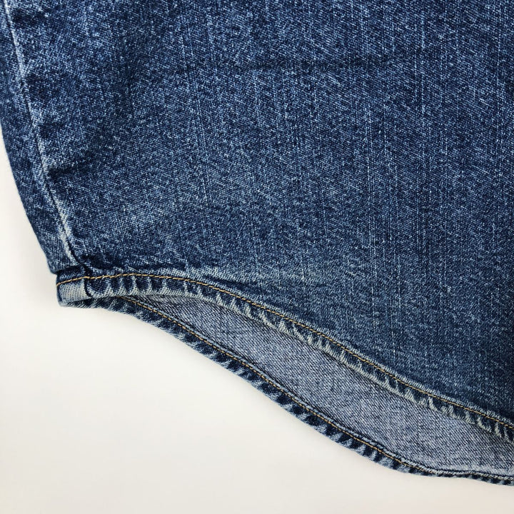 Levi's Jeans Long-Sleeve Denim Shirt, Men's Size XL (approx.) cotton blue type Vintage Second Hand