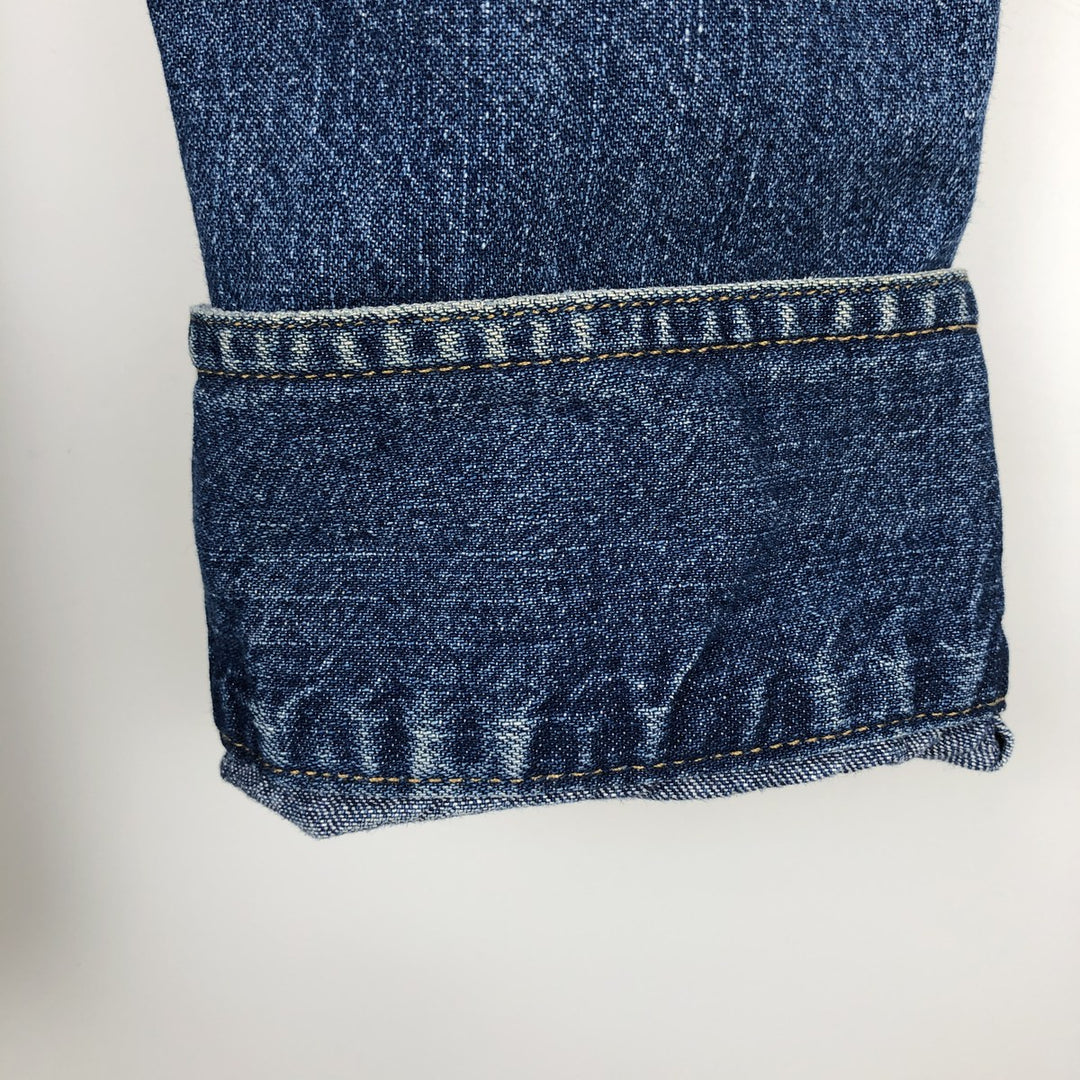 Levi's Jeans Long-Sleeve Denim Shirt, Men's Size XL (approx.) cotton blue type Vintage Second Hand