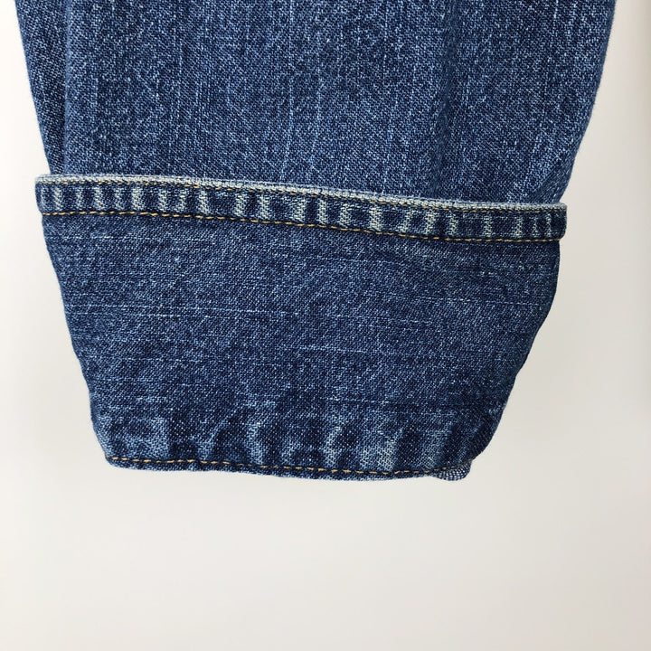 Levi's Jeans Long-Sleeve Denim Shirt, Men's Size XL (approx.) cotton blue type Vintage Second Hand