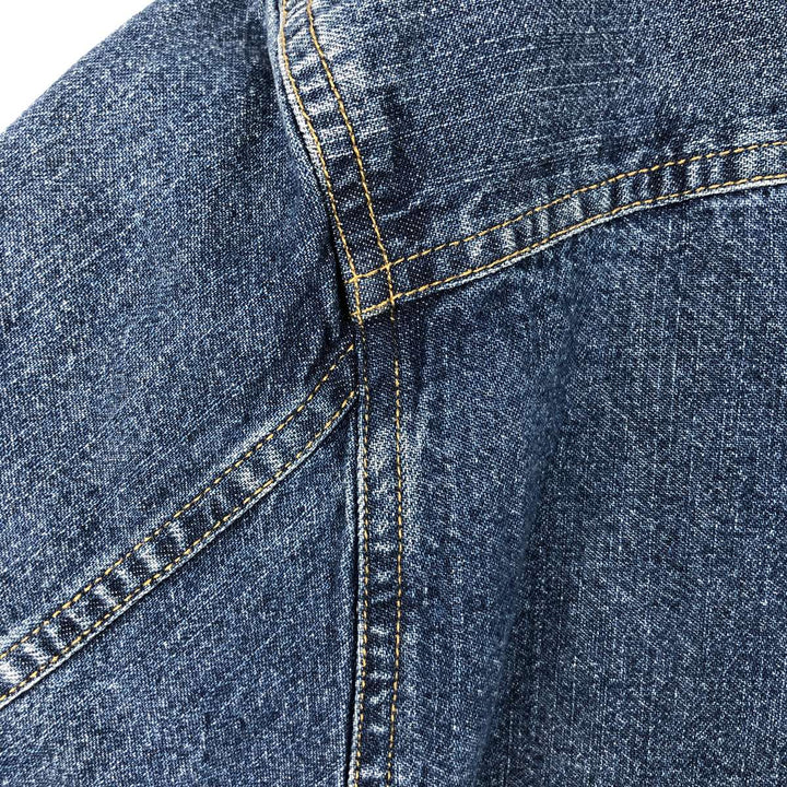 Levi's Jeans Long-Sleeve Denim Shirt, Men's Size XL (approx.) cotton blue type Vintage Second Hand