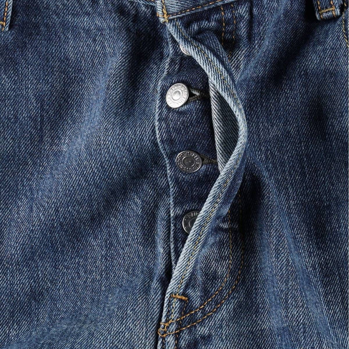 Levi's 501 straight denim pants for men, size W35 cotton blue type Vintage Second Hand