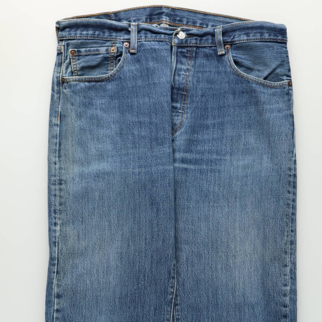 Levi's 501 straight denim pants for men, size W35 cotton blue type Vintage Second Hand
