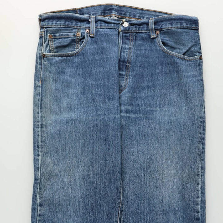 Levi's 501 straight denim pants for men, size W35 cotton blue type Vintage Second Hand