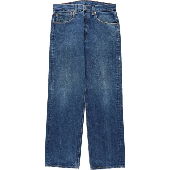 Levi's 501-0000 Straight Denim Pants, Men's W30 (approx.) cotton blue type Vintage Second Hand