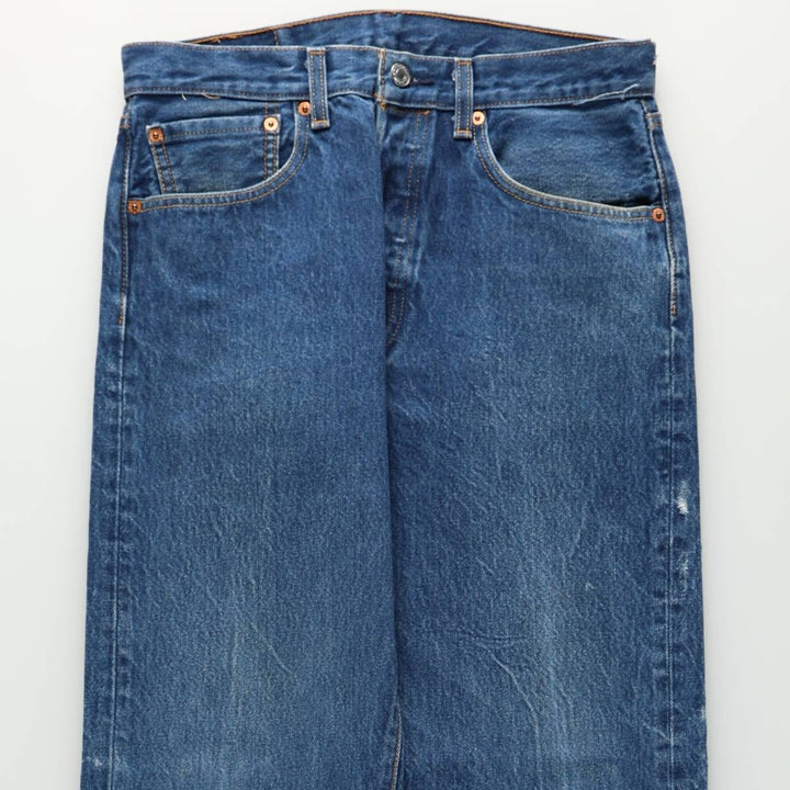Levi's 501-0000 Straight Denim Pants, Men's W30 (approx.) cotton blue type Vintage Second Hand