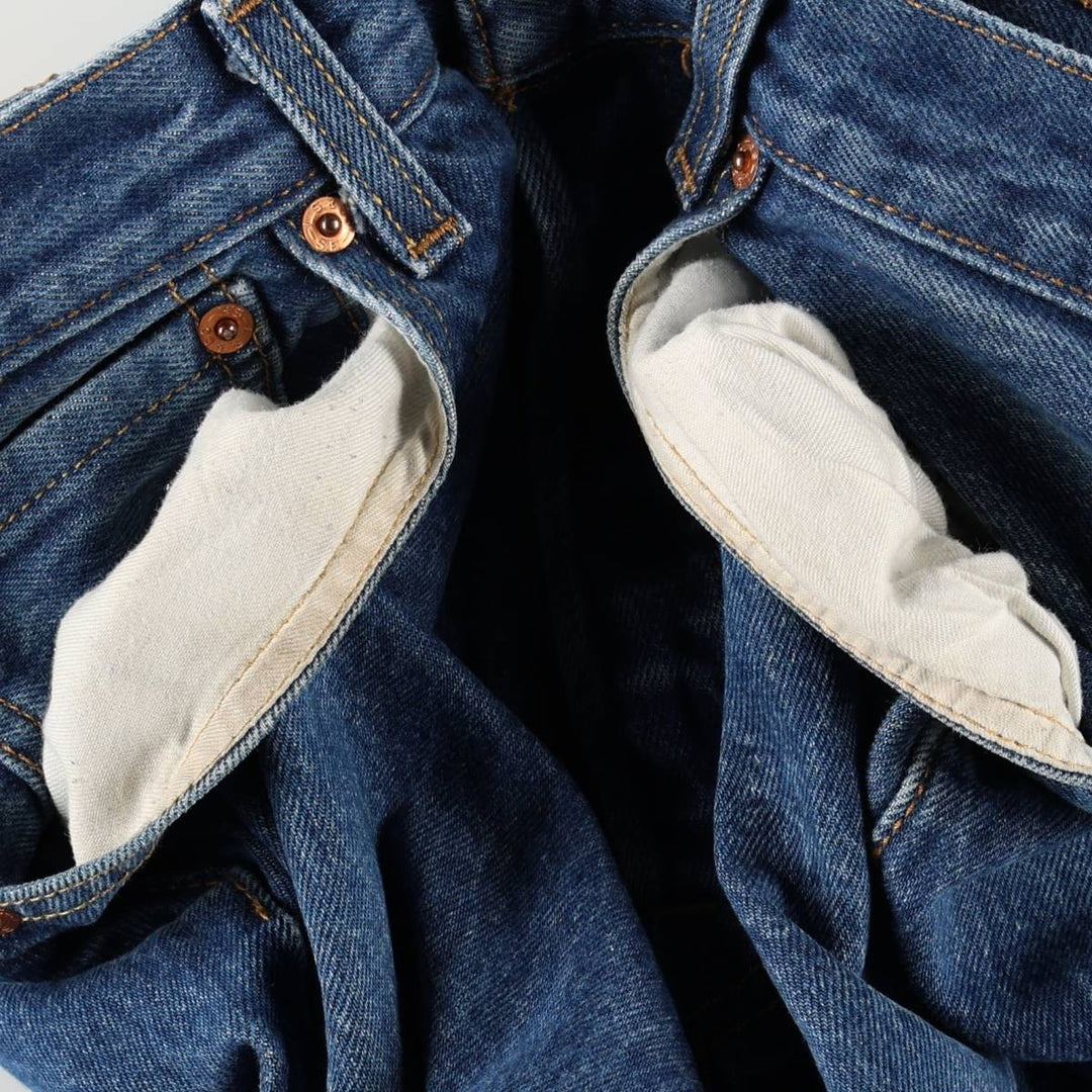 Levi's 501-0000 Straight Denim Pants, Men's W30 (approx.) cotton blue type Vintage Second Hand