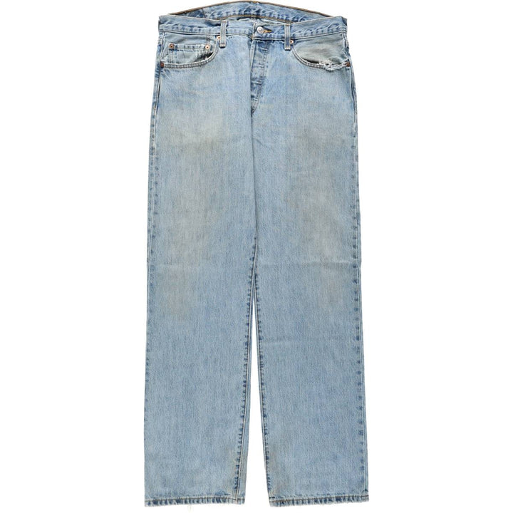 00'S Levi's 501-0134 Straight Denim Pants for Men, Size W34 cotton blue type Vintage Second Hand