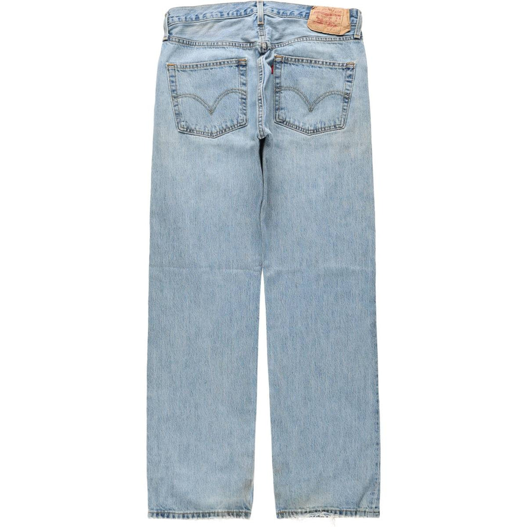 00'S Levi's 501-0134 Straight Denim Pants for Men, Size W34 cotton blue type Vintage Second Hand