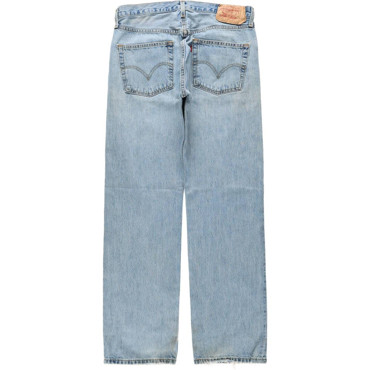 00'S Levi's 501-0134 Straight Denim Pants for Men, Size W34 cotton blue type Vintage Second Hand