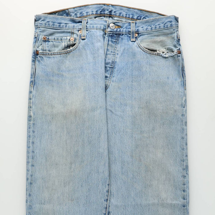 00'S Levi's 501-0134 Straight Denim Pants for Men, Size W34 cotton blue type Vintage Second Hand